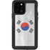 South Korean Flag Distressed iPhone 12 Pro Waterproof Case